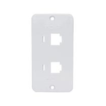 Tampa 2 RJ para Condulete 3/4 Branca Vicap