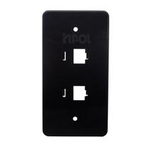 Tampa 2 RJ45 para Condulete 1" Preta Inpol Tampa 2 RJ45 para Condulete 1" Preta Inpol