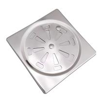 Tampa Abre Fecha Ralo Flux Hidro Inox 15 x 15 Quadrada Banheiro Tampa Abre Fecha Ralo Flux Hidro Inox 15 x 15 Quadrada Banheiro