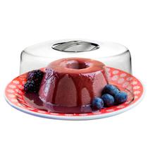 Tampa Acrílico Transparente Bolos e Tortas Pequena 16x8cm Tampa Acrílico Transparente Bolos e Tortas Pequena 16x8cm