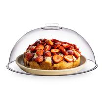 Tampa Acrílico Transparente Grande P/ Bolos e Tortas 36cm