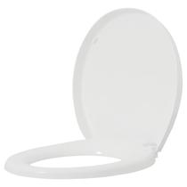 Tampa Assento De Vaso Sanitário Oval Deca Convencional Plus Smart Depot Com Amortecedor Fechamento Soft Close Branco