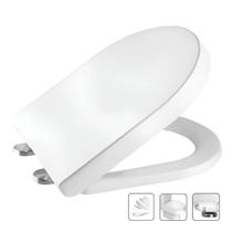 Tampa Assento Higiclick Compatível com Vaso Privada Carrara Fechamento Suave