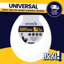 Tampa Assento Sanitário Oval Plus Bellart Branco Ideal Lar