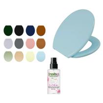 Tampa Assento Sanitário Universal Oval Soft Astra + Freshcô Odorizador Tampa Assento Sanitário Universal Oval Soft Astra + Freshcô Odorizador