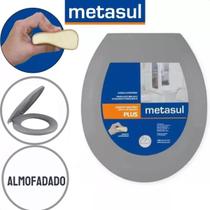 Tampa Assento Vaso Sanitário Almofadado Oval Universal - Plus