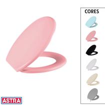 Tampa Assento Vaso Sanitário Oval Universal Todas as Cores Astra