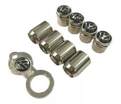 Tampa Bico Pito Pneu Válvulas Cromado Gol Fox Polo Volks Vw