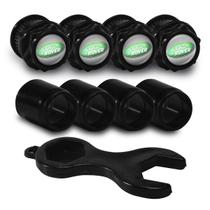 Tampa Bico Valvula Pneu Roda Land Rover Range Rover Evoque Capa Preto Tampa Bico Valvula Pneu Roda Land Rover Range Rover Evoque Capa Preto