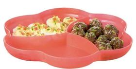 Tampa Big da Tigela Floresta 5,6 Litros Coral (serve como petisqueira) Tupperware