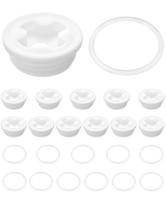 Tampa Bung para tambores de plástico de 208 L QWORK, tamanho 2 fios, pacote com 24