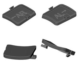 Tampa Capa Acabamento Rack teto Hon Crv 2002 2006 Modulo Tampa Capa Acabamento Rack teto Hon Crv 2002 2006 Modulo