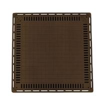 Tampa Casa de Máquina para Piscina Lisa Simples Grelha 80x80cm Marrom GDA Industria e Distribuidora Tampa Casa de Máquina para Piscina Lisa Simples Grelha 80x80cm Marrom GDA Industria e Distribuidora