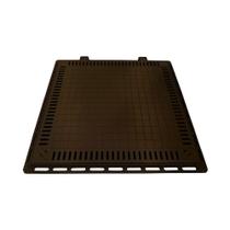 Tampa Casa de Máquina Piscina 3174GDA Articulada Grelha 80x80cm Marrom GDA