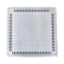 Tampa Casa De Máquina Piscina Lisa Simples Grelha 80x80cm B2