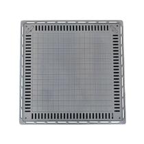 Tampa Casa de Máquina Piscina Lisa Simples Grelha 80x80cm C Tampa Casa de Máquina Piscina Lisa Simples Grelha 80x80cm C