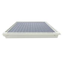 Tampa Casa Máquina Piscina e Rebaixo Gaveta Branco 120x120cm Tampa Casa Máquina Piscina e Rebaixo Gaveta Branco 120x120cm