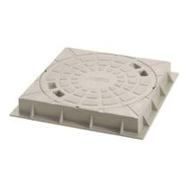 Tampa com Suporte para Caixa de Inspeção Caixa 300mm em PVC Reforçado 36x36cm Amanco Tampa com Suporte para Caixa de Inspeção Caixa 300mm em PVC Reforçado 36x36cm Amanco