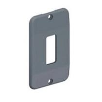 Tampa Condulete 1 Tecla PVC 1" CINZA MASSTER