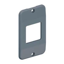 Tampa Condulete 2 Teclas PVC 1/2" e 3/4" CINZA MASSTER