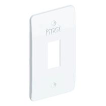 Tampa Condulete PVC Branca 1 Polegada com 1 Tecla INPOL Tampa Condulete PVC Branca 1 Polegada com 1 Tecla INPOL