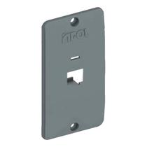 Tampa Condulete PVC Cinza 3/4 Polegadas 1 RJ45 INPOL