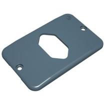 Tampa de 1 Tomada Horizontal Condulete Top - 36005335 - TIGRE Tampa de 1 Tomada Horizontal Condulete Top - 36005335 - TIGRE