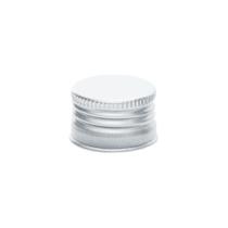 Tampa de Alumínio Prata Rosca 20mm Tampa de Alumínio Prata Rosca 20mm