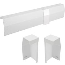 Tampa de aquecedor de rodapé SDSNTE 5ft Steel White Tampa de aquecedor de rodapé SDSNTE 5ft Steel White