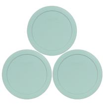 Tampa de armazenamento de alimentos Pyrex 7201-PC 950 ml Muddy Aqua, pacote com 3