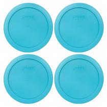 Tampa de armazenamento de alimentos Pyrex 7201-PC 950 ml para tigela de 4 xícaras, pacote com 4 Tampa de armazenamento de alimentos Pyrex 7201-PC 950 ml para tigela de 4 xícaras, pacote com 4