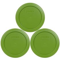 Tampa de armazenamento Pyrex 7200-PC 500 mL verde gramado para tigela de 2 xícaras, pacote com 3 Tampa de armazenamento Pyrex 7200-PC 500 mL verde gramado para tigela de 2 xícaras, pacote com 3