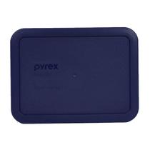 Tampa de armazenamento Pyrex 7210-PC retangular azul para prato de vidro de 700 ml