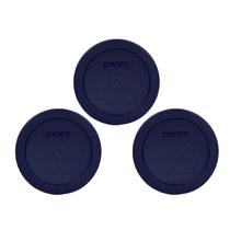 Tampa de armazenamento Pyrex Blue 500mL para tigelas de vidro, pacote com 3 Tampa de armazenamento Pyrex Blue 500mL para tigelas de vidro, pacote com 3