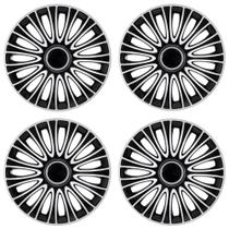 Tampa de aro de roda Hubcaps YOLOCKEY 15 Silver R15, conjunto de 4