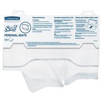 Tampa de assento de vaso sanitário Scott Disposable White 125 capas x 24