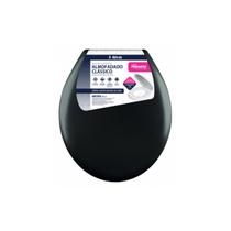 Tampa de Assento Sanitário Atlas Modelo Oval Universal Cor Preto
