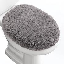 Tampa de assento sanitário Baahrnom Microfibra alongada 19,5x15cm Tampa de assento sanitário Baahrnom Microfibra alongada 19,5x15cm