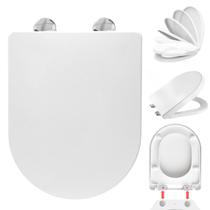 Tampa de Assento Sanitario Happening Fecha Suave E Click Soft Close Para Vaso/Bacia Roca 1.6gpf / 6lpf