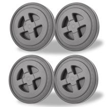 Tampa de balde FWEEK de 5 galões à prova de vazamentos de plástico de qualidade alimentar x4