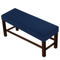 Tampa de banco Beacon Pet Jacquard Dining Room Soft Stretch Navy