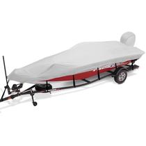 Tampa de barco Boatpro Trailerable 17-19 pés com tampa de motor externo Tampa de barco Boatpro Trailerable 17-19 pés com tampa de motor externo