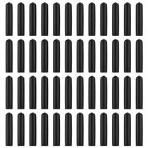 Tampa de borracha para despejador de garrafa de licor, tampa preta (48)