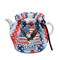 Tampa de bule de chá American 250th Anniversary Eagle Tea Pots Cosy