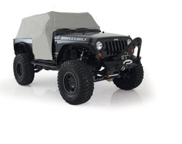 Tampa de cabine Smittybilt 1061 cinza resistente à água para jipe