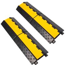 Tampa de cabo, rampa, protetor de cabo, 2 canais, carga de 10.000 kg Tampa de cabo, rampa, protetor de cabo, 2 canais, carga de 10.000 kg