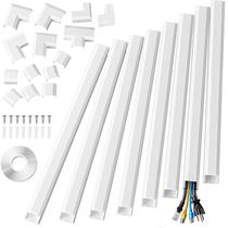 Tampa de cabo Yecaye CMC02-Large Kit de gerenciamento de cabos branco Tampa de cabo Yecaye CMC02-Large Kit de gerenciamento de cabos branco
