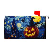 Tampa de caixa de correio Ventu Coven Halloween Pumpkin Lanterns 21x18in Tampa de caixa de correio Ventu Coven Halloween Pumpkin Lanterns 21x18in