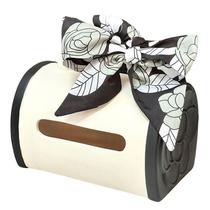 Tampa de caixa de lenços, bolsa de cerâmica, estilo luxo, 18,5 x 12 x 18 cm