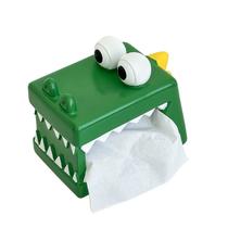 Tampa de caixa de lenços de borracha, porta-lenços, dispensador, crocodilo Tampa de caixa de lenços de borracha, porta-lenços, dispensador, crocodilo